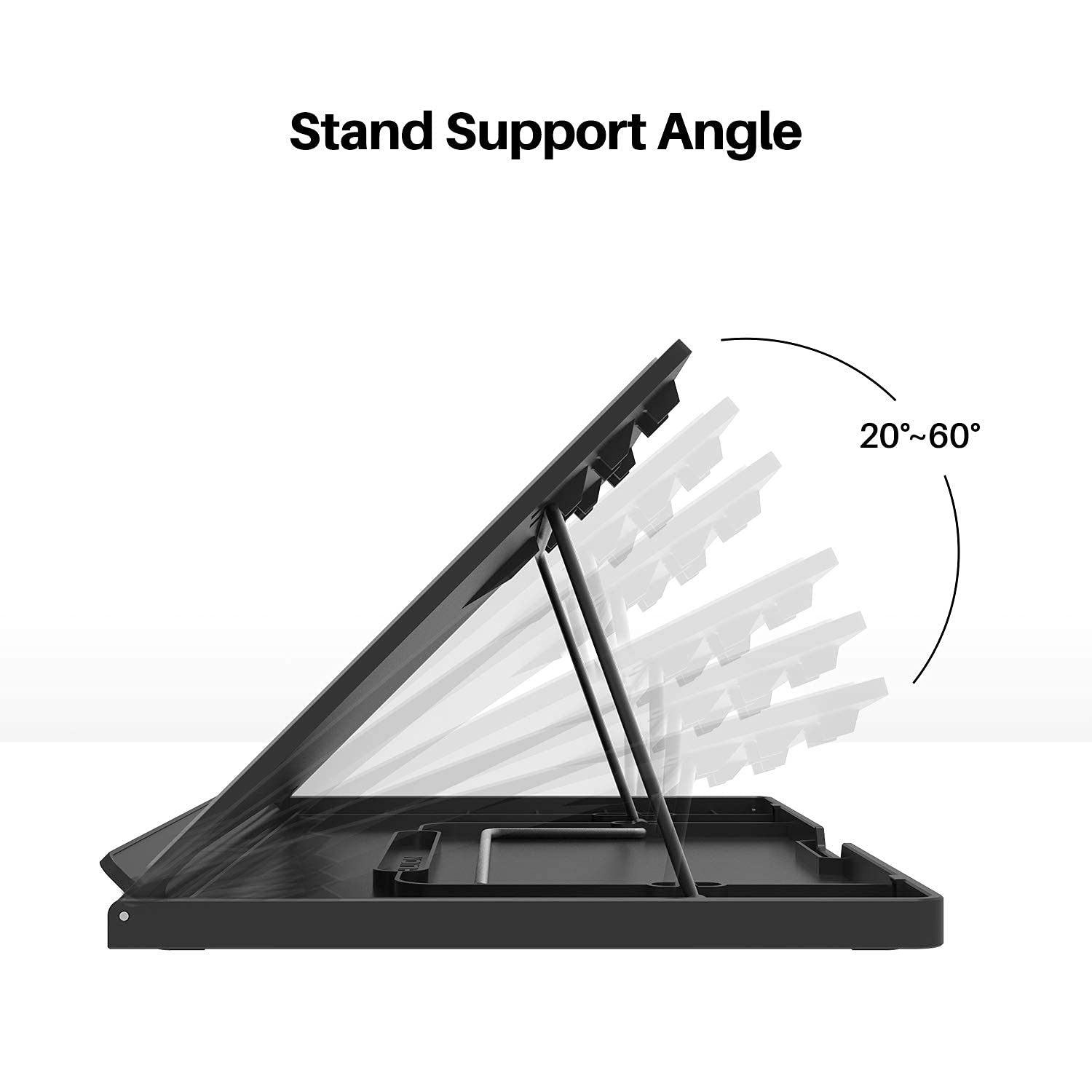 2021 HUION KAMVAS 16 Graphics Drawing Tablet with Full-Laminated Screen Anti-Glare 10 Express Keys Android Support Battery-Free Stylus 8192 Pen Pressure Tilt Adjustable Stand - 15.6 Inch Pen Display - Image 8