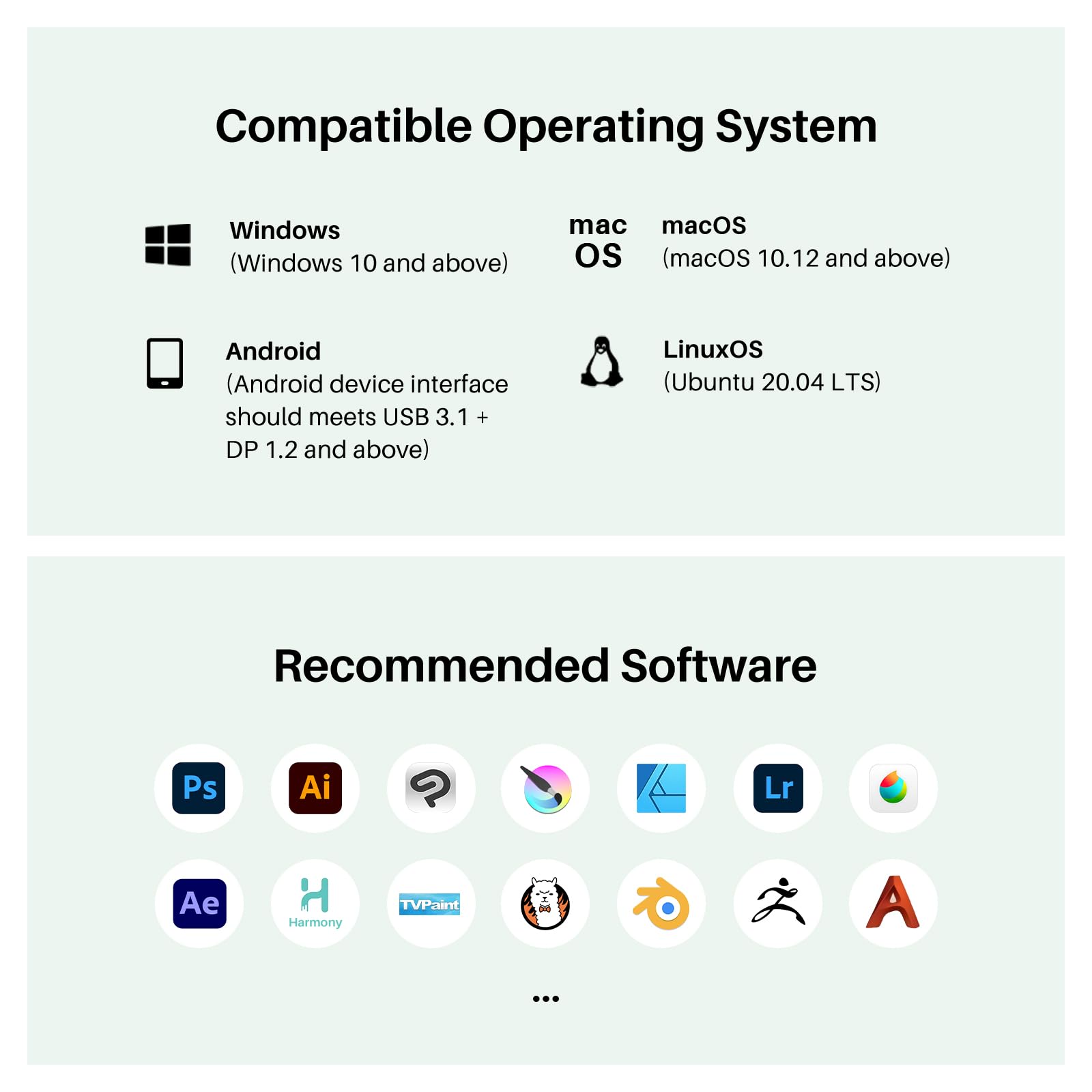 HUION Drawing Tablet with Screen Full-Laminated Art Tablet Kamvas 13 (Gen 3) SE Graphic Tablet with Anti-Glare Canvas Glass 13.3" Pen Display with PenTech 4.0, 16384 Pen Pressure for PC, Mac, Android - Image 8