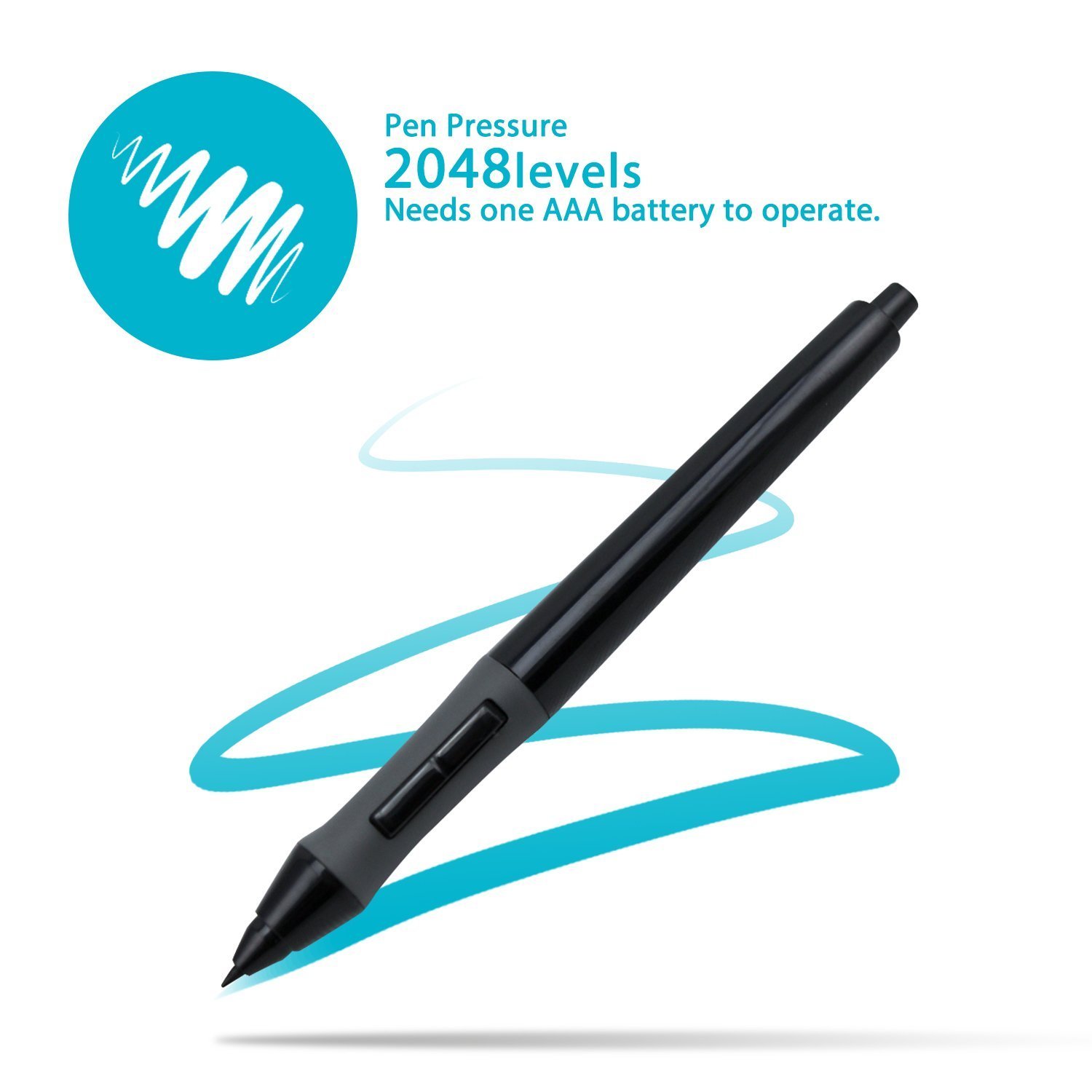 HUION H420 OSU Graphics Drawing Tablet Signature Pad with Digital Stylus and 3 Express Keys Black - Image 4