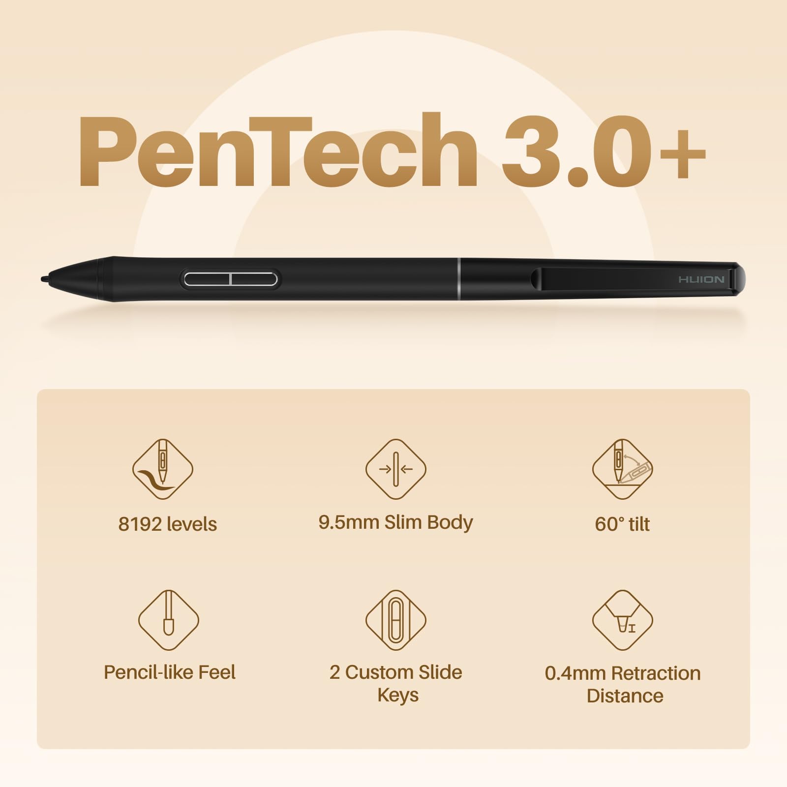 HUION Inspiroy Frego Medium Wireless Drawing Tablet, 10 x 6.25 inch Bluetooth Graphics Tablet, Portable for Design, Writing, Photo Editing, Teaching, Compatible with Windows, Mac, Android and Linux - Image 4