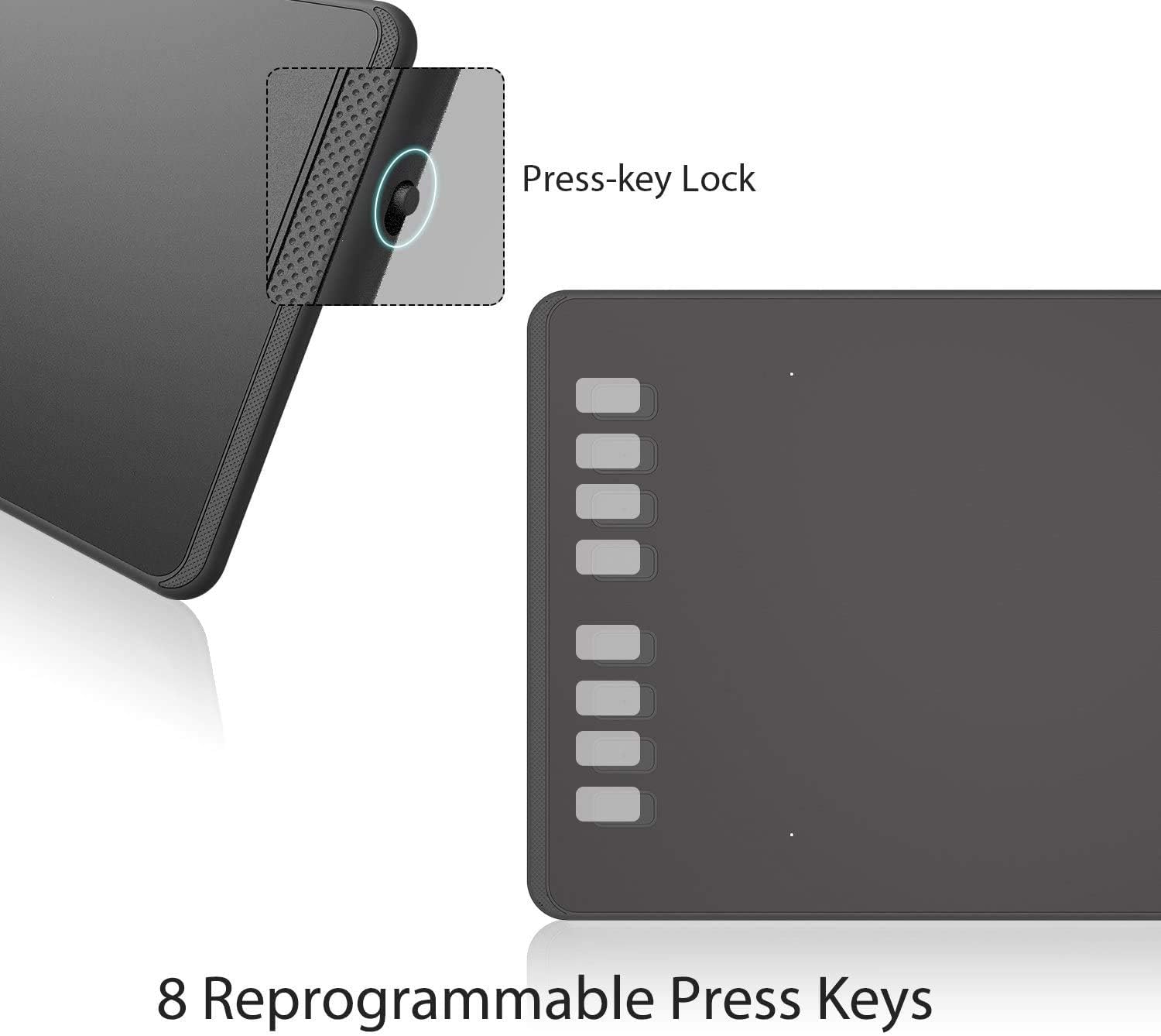 HUION Inspiroy H950P Drawing Tablet, 8x5 inch Digital Art Tablet with HUION ST300 Adjustable Drawing Tablet Stand - Image 5