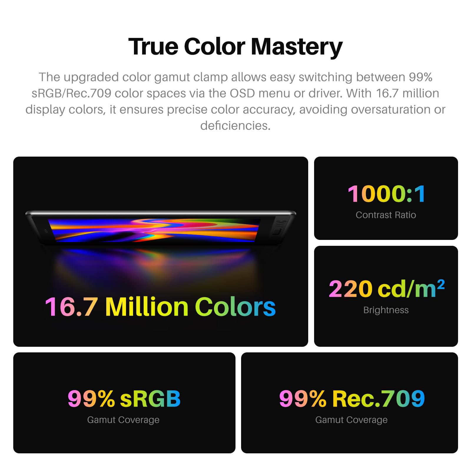 HUION Kamvas Pro 16 V2 Drawing Tablet with Screen 16K Levels PenTech 4.0 Battery-Free Pen, 15.6" Full-Laminated, Smart Touch Bar & 6 Keys Art Tablet Work with Windows, Mac and Linux - Image 5