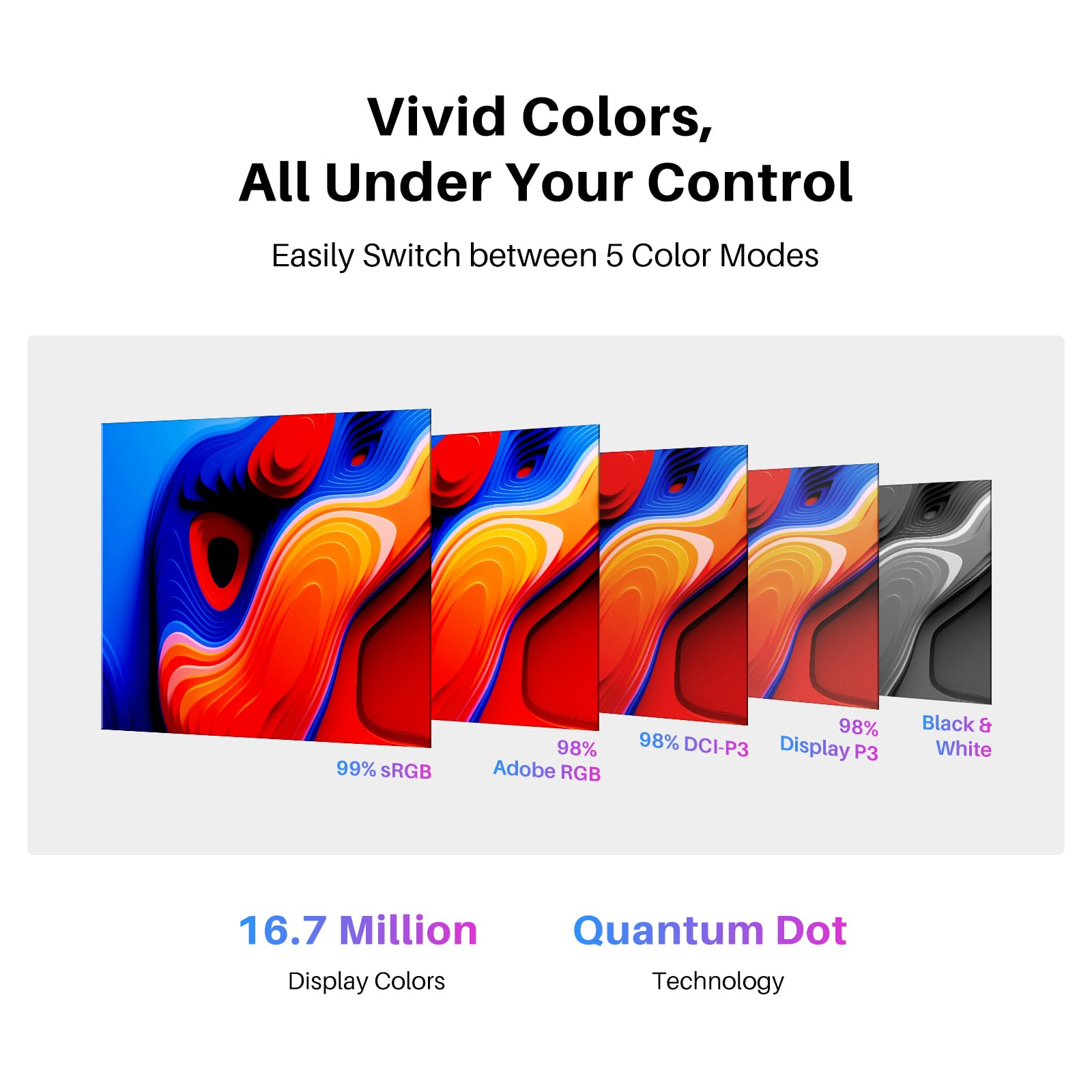 HUION KAMVAS Pro 27 (144Hz) 4K UHD Drawing Tablet with Screen, PenTech 4.0 Stylus 16384 Pen Pressure, Canvas Glass 3.0 △E<1 Graphic Tablet 98% Adobe RGB Multi-Touch Drawing Monitor with Keydial Remote - Image 3